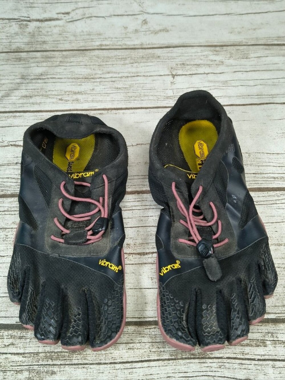 Vibram Fivefingers Black Minimalist Barefoot Running Shoes Size 42